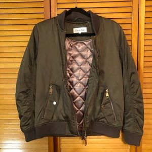 Calvin Klein Olive Green Bomber Jacket